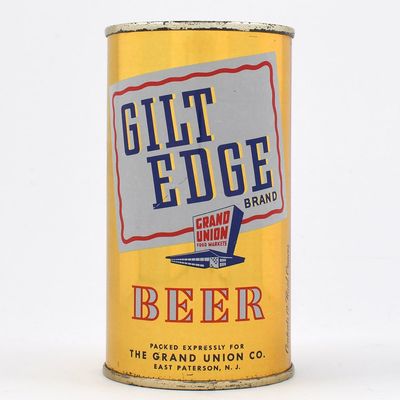 Sale Photo Thumbnail #190: Gilt Edge Brand Beer Flat Top GILT EDGE TRENTON 69-33 MINTY