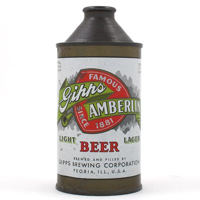Sale Photo Thumbnail #191: Gipps Amberlin Beer Cone Top 164-30