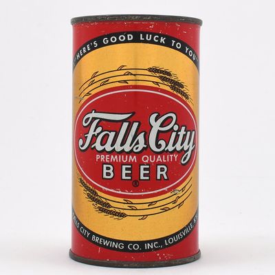 Sale Photo Thumbnail #164: Falls City Premium Quality Beer Instructional Flat Top NON-IRTP 61-29 OI 259
