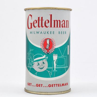 Sale Photo Thumbnail #187: Gettelman Milwaukee Beer Flat Top Drinking Cup 69-23 MINTY