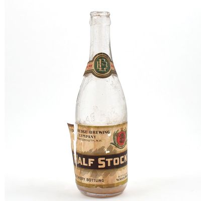 Sale Photo Thumbnail #501: Eldredge Brewing Half Stock Ale Pre-Prohibition Bottle SCARCE