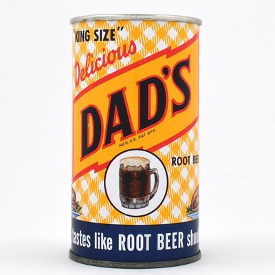 Sale Photo Thumbnail #118: Dads Root Beer Soda Flat Top MINTY