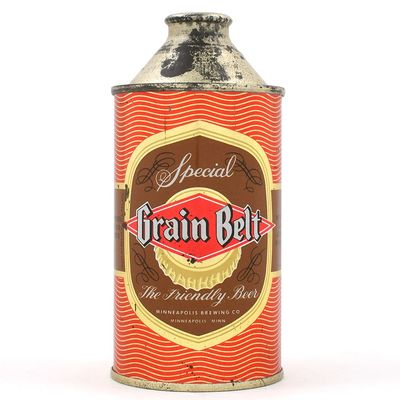 Sale Photo Thumbnail #209: Grain Belt Special Dark Beer Cone Top NON-IRTP 167-18