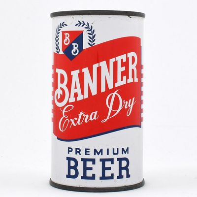 Sale Photo Thumbnail #28: Banner Extra Dry Premium Beer BURKHARDT 34-30 AKRON OH