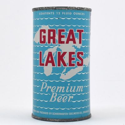 Sale Photo Thumbnail #212: Great Lakes Premium Beer Flat Top SCHOENHOFEN 74-29 OUTSTANDING