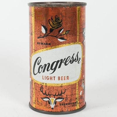 Sale Photo Thumbnail #110: Congress Light Beer Flat Top Set Can 50-23 TOUGH