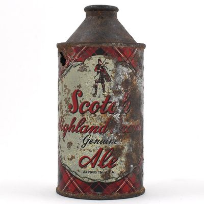 Sale Photo Thumbnail #437: Scotch Highland Brand Ale Cone Top RARE 185-8