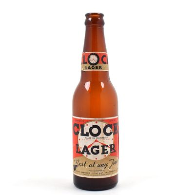 Sale Photo Thumbnail #500: Clock Lager Beer 1930s Bottle SCARCE