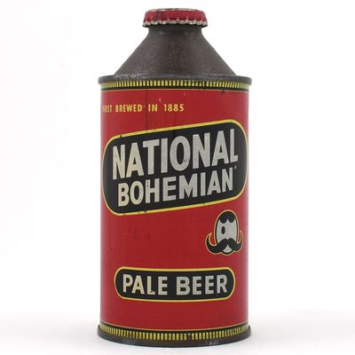 Sale Photo Thumbnail #304: National Bohemian Beer Cone Top NON-IRTP LIKE 175-7 UNLISTED
