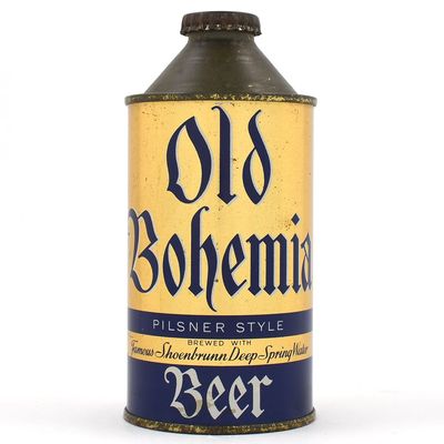 Sale Photo Thumbnail #318: Old Bohemia Beer Cone Top 175-27 SCARCE EXCELLENT