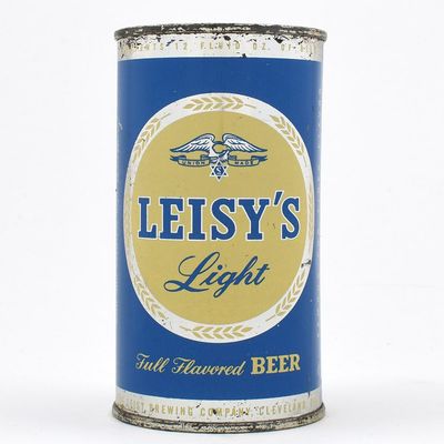 Sale Photo Thumbnail #276: Leisys Light Beer Flat Top 2-SIDED 91-23
