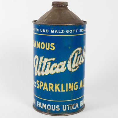 Sale Photo Thumbnail #468: Utica Club Sparkling Ale Quart Cone Top 220-8 RARE