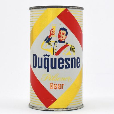 Sale Photo Thumbnail #146: Duquesne Pilsener Beer Flat Top PA TAX LID 57-12 OUTSTANDING