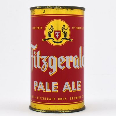 Sale Photo Thumbnail #172: Fitzgerald Pale Ale Flat Top KEGLINED BLUE SHIELD 64-15 CLEAN