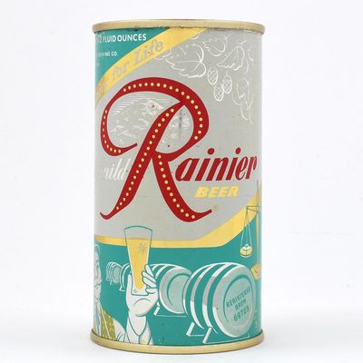 Sale Photo Thumbnail #389: Rainier Jubilee Flat Top SPECIAL CARE Aqua Enamel UNLISTED MINTY