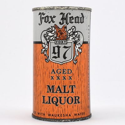 Sale Photo Thumbnail #177: Fox Head Foxy 97 Malt Liquor Flat Top L66-18 FOX HEAD UNLISTED EXCELLENT