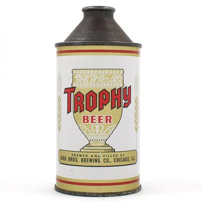 Sale Photo Thumbnail #462: Trophy Beer Cone Top NON-IRTP NO ALC STATEMENT 187-12 EXCEPTIONAL