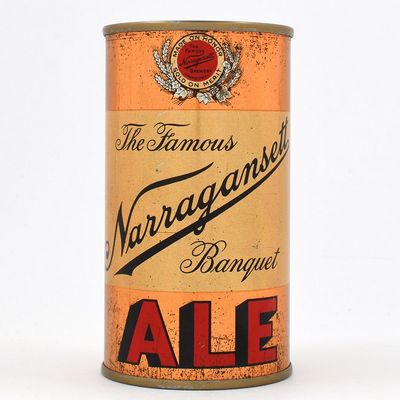 Sale Photo Thumbnail #303: Narragansett Banquet Ale Instructional Flat Top 101-10 OI 549