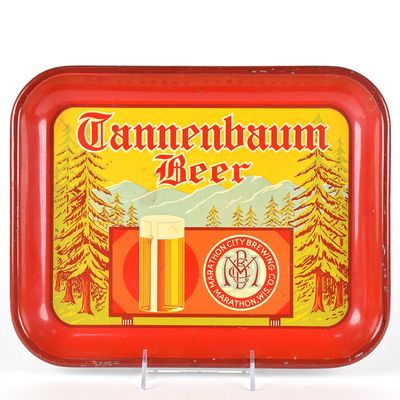 Sale Photo Thumbnail #614: Tannenbaum Beer 1930s Serving Tray MARATHON CITY