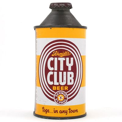 Sale Photo Thumbnail #435: Schmidts City Club Beer Cone Top 184-17