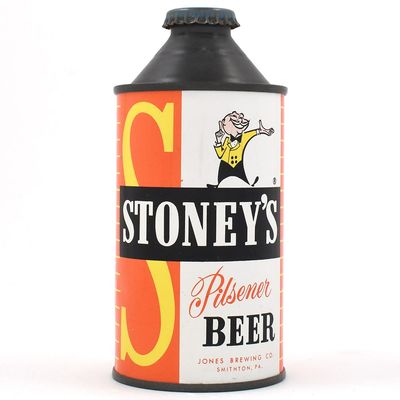Sale Photo Thumbnail #455: Stoneys Beer Cone Top 186-10 OUTSTANDING