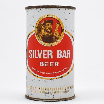 Sale Photo Thumbnail #441: Silver Bar Beer Flat Top DEEP GOLD METALLIC SILVER BAR LID 134-11