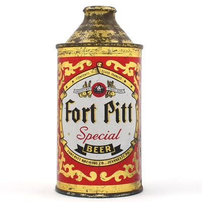 Sale Photo Thumbnail #174: Fort Pitt Special Beer Cone Top NON-IRTP JEANNETTE CHOICEST MALT 163-11