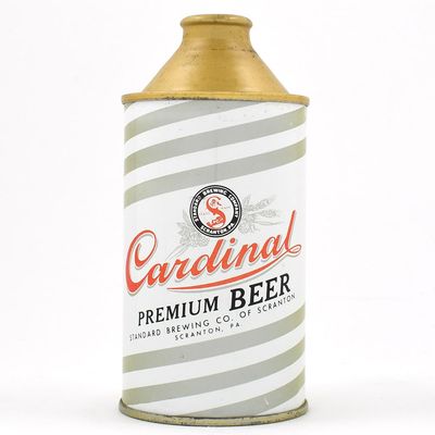 Sale Photo Thumbnail #96: Cardinal Premium Beer Cone Top 156-19
