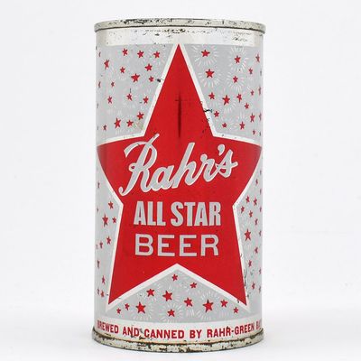 Sale Photo Thumbnail #369: Rahrs All Star Beer Flat Top OSHKOSH 117-22 EXCELLENT