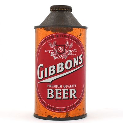 Sale Photo Thumbnail #189: Gibbons Beer Cone Top 164-28