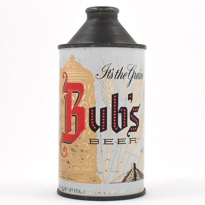 Sale Photo Thumbnail #57: Bubs Beer Cone Top 155-2