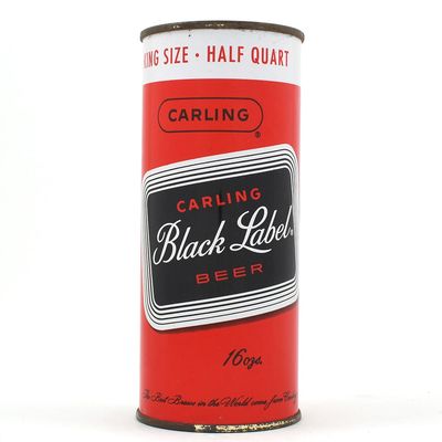 Sale Photo Thumbnail #38: Black Label Beer 16 Ounce Flat Top NATICK 225-10 EXCELLENT