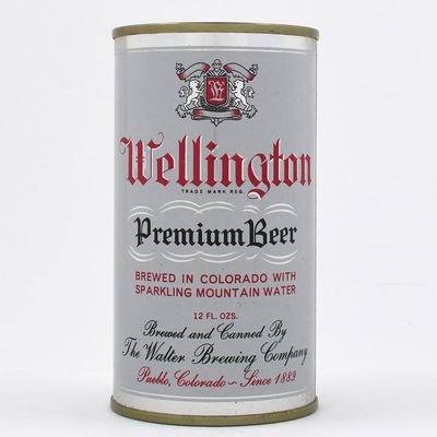 Sale Photo Thumbnail #477: Wellington Premium Beer Flat Top 145-1 OUTSTANDING