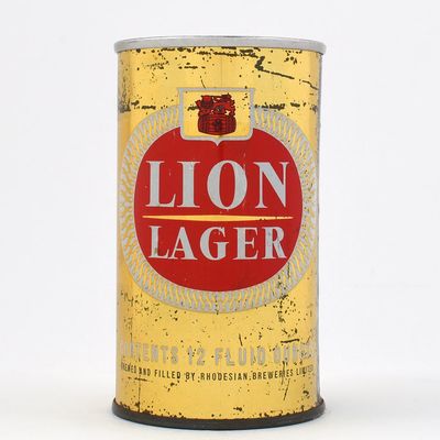 Sale Photo Thumbnail #277: Lion Lager Beer Rhodesia African Pull Tab