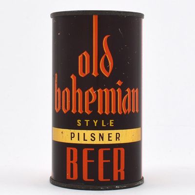Sale Photo Thumbnail #319: Old Bohemian Style Pilsner Beer Long opener Flat Top DARK BROWN 104-33 OI 584