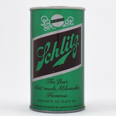 Sale Photo Thumbnail #424: Schlitz Beer Pull Tab GREEN METALLIC UNLISTED