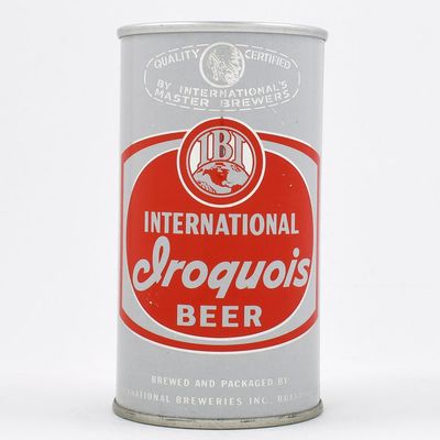 Sale Photo Thumbnail #251: International Iroquois Beer Zip Top 78-26 MINTY