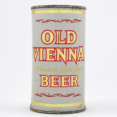 Sale Photo Thumbnail #333: Old Vienna Premium Light Lager Beer Flat Top GRACE BROS 108-33