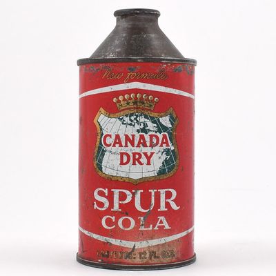 Sale Photo Thumbnail #92: Canada Dry Spur Cola Soda Cone Top