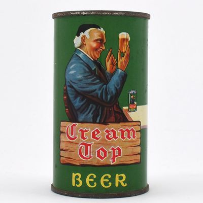 Sale Photo Thumbnail #112: Cream Top Beer Instructional Flat Top MANHATTAN 52-7 OI 188 SCARCE