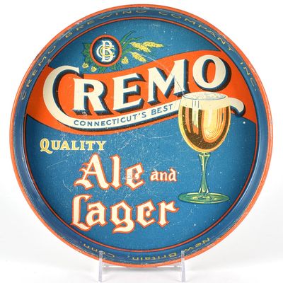 Sale Photo Thumbnail #596: Cremo Ale and Lager 1930s Serving Tray