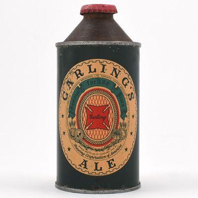 Sale Photo Thumbnail #98: Carlings Ale Cone Top BREWED AND FILLED 156-22