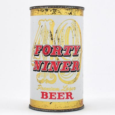 Sale Photo Thumbnail #175: Forty Niner Premium Lager Beer Flat Top 64-33
