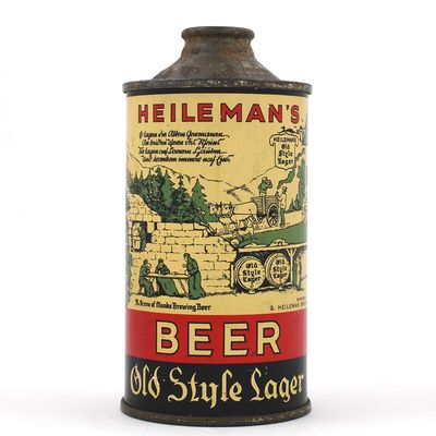 Sale Photo Thumbnail #229: Heilmans Old Style Beer Cone Top STRONG 177-11 OUTSTANDING