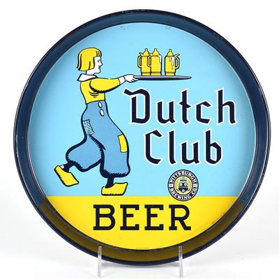 Sale Photo Thumbnail #599: Dutch Club Beer 1930s Serving Tray OUTSTANDING