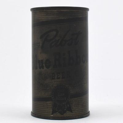 Sale Photo Thumbnail #339: Pabst Blue Ribbon Beer Olive Drab Flat Top WITHDRAWN FREE MILWAUKEE 111-22