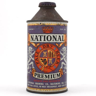 Sale Photo Thumbnail #306: National Premium Beer Cone Top NON-IRTP 175-3