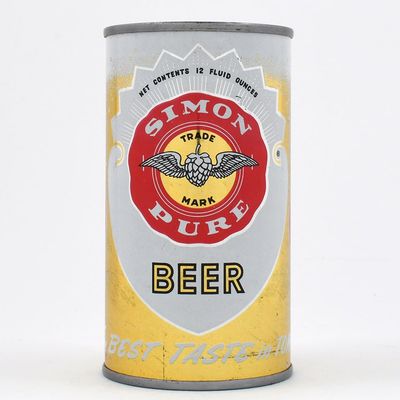 Sale Photo Thumbnail #444: Simon Pure Beer Bank Can 134-23 EXCELLENT