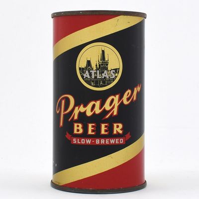 Sale Photo Thumbnail #18: Atlas Prager Beer Instructional Flat Top 5 PERCENT LID 68A X CODE 32-19 OI UNLISTED EXCELLENT