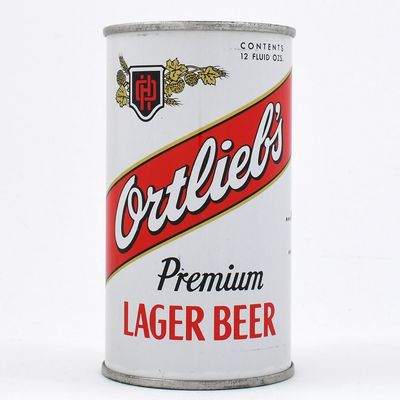 Sale Photo Thumbnail #337: Ortliebs Premium Lager Beer Bank Lid Flat Top 109-18 MINTY